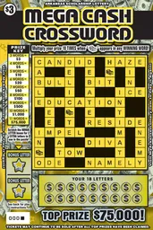 Mega Cash Crossword - Game No. 879